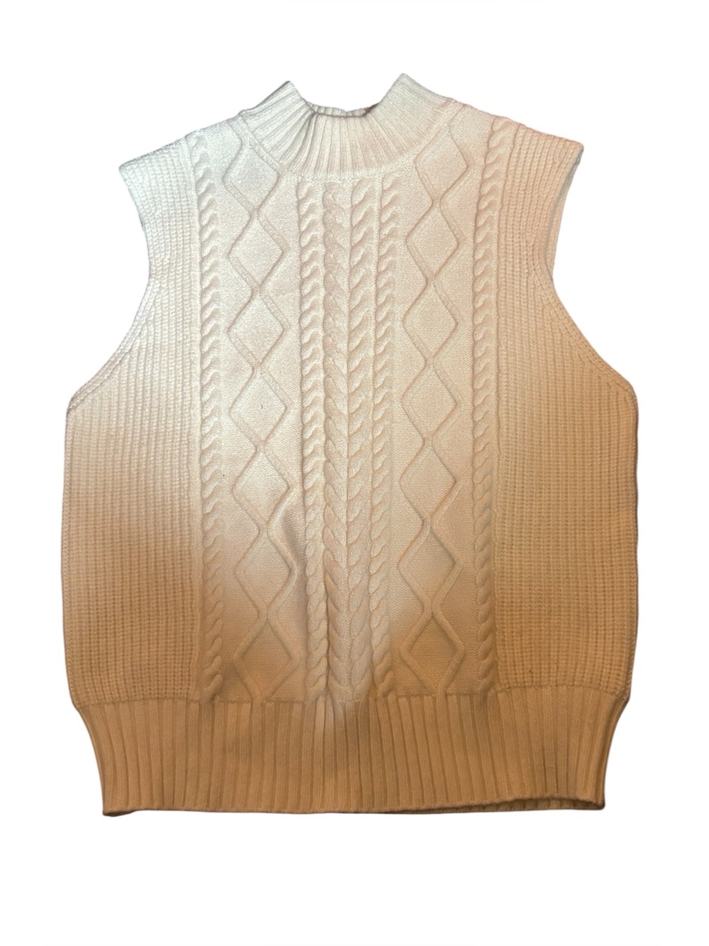 Varley Joilette Cable-knit Vest Cream Small - Picture 6 of 12
